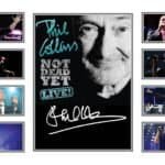 PHIL COLLINS NOT DEAD YET TOUR SIGNED LIMITED EDITION PHOTO PRINT MEMORABILIA