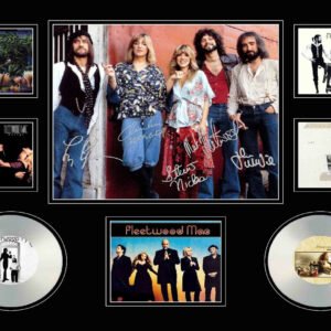 FLEETWOOD MAC SIGNED LIMITED EDITION PHOTO PRINT