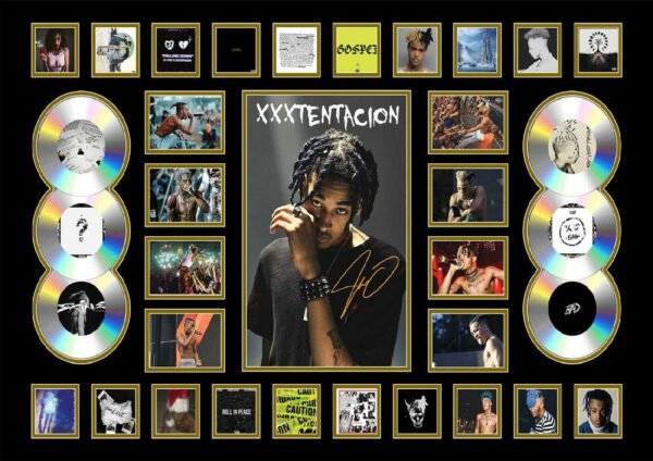 301570 XXXTENTACION SKINS BAD SAD POSTER SIGNED LIMITED EDITION