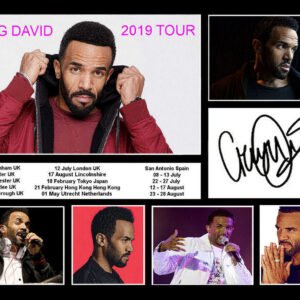 CRAIG DAVID 2019 TOUR