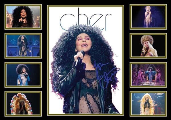 CHER HERE WE GO AGAIN 2018 SIGNED