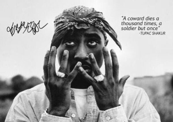 TUPAC SHAKUR AMERICAN RAPPER