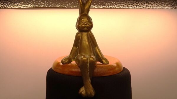 Brass Sitting bunny - similar to the Cadburys bunny - Image 2