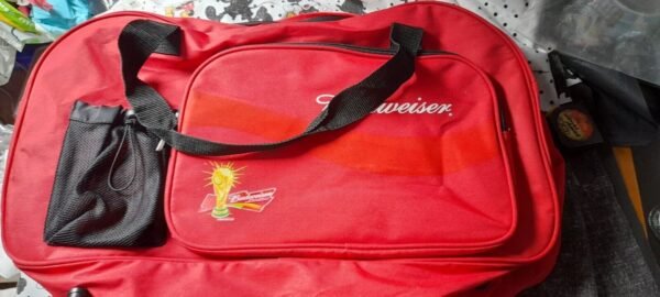 Budweiser 2010 Football World Cup Promotional Duffle Travel Bag