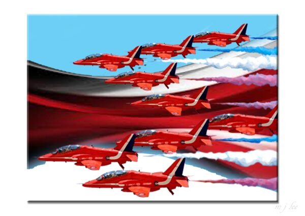 Red Arrows left