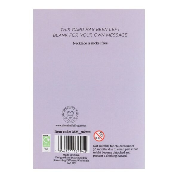 Amethyst Crystal Necklace Greeting Card Set - Image 2