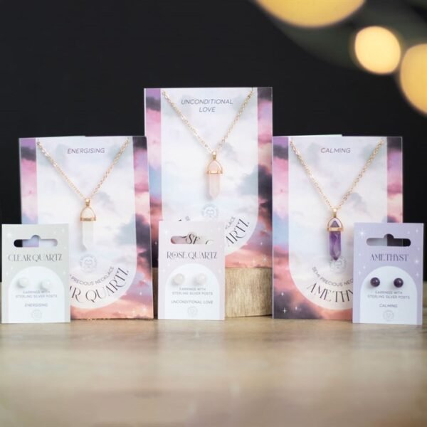 Amethyst Crystal Necklace Greeting Card Set - Image 6