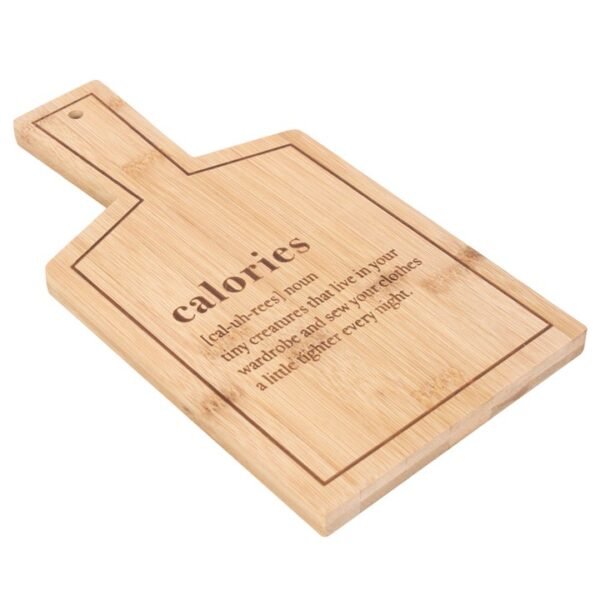 Calories Bamboo Serving Board - Image 3