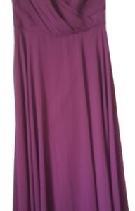Maid of Honour /prom dress Wine colour size 16 from Davids Bridal style 31138706