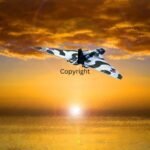 AVRO Vulcan Digital Painting Photo Print A4 size