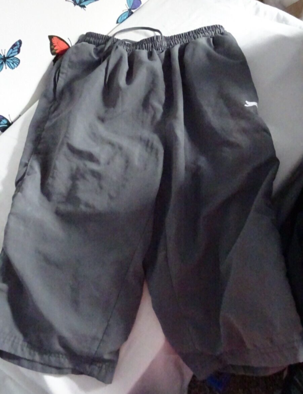 Slazenger Mens Soft Shell Lined Cropped Track Bottoms - Size XL