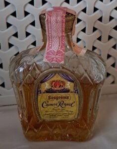 Collectable 1968 Seagrams Crown Royal Whisky